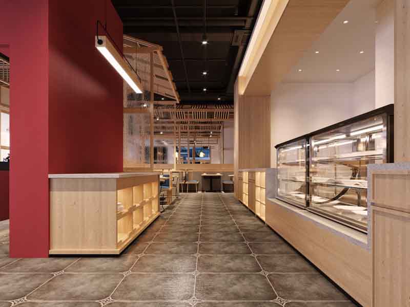德陽(yáng)燒烤店裝修色調(diào)要自然，地板防滑工作很重要